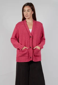 Cardigan in Pink