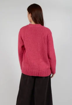 Cardigan in Pink