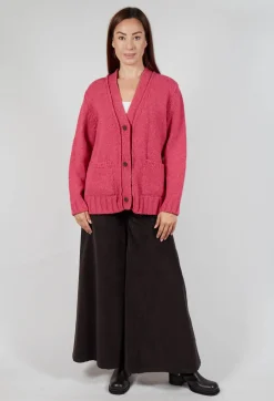 Cardigan in Pink