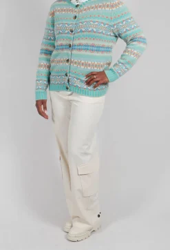 Cargo Pants in White Swan