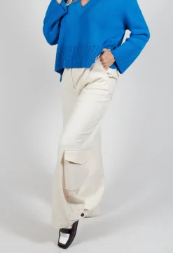 Cargo Pants in White Swan