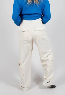 Cargo Pants in White Swan