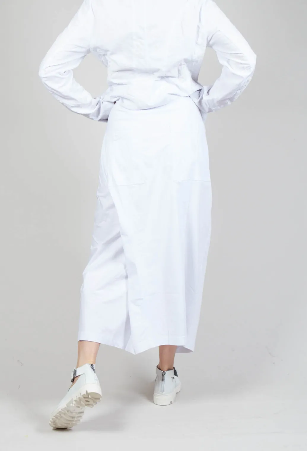 Cargo Skirt in White