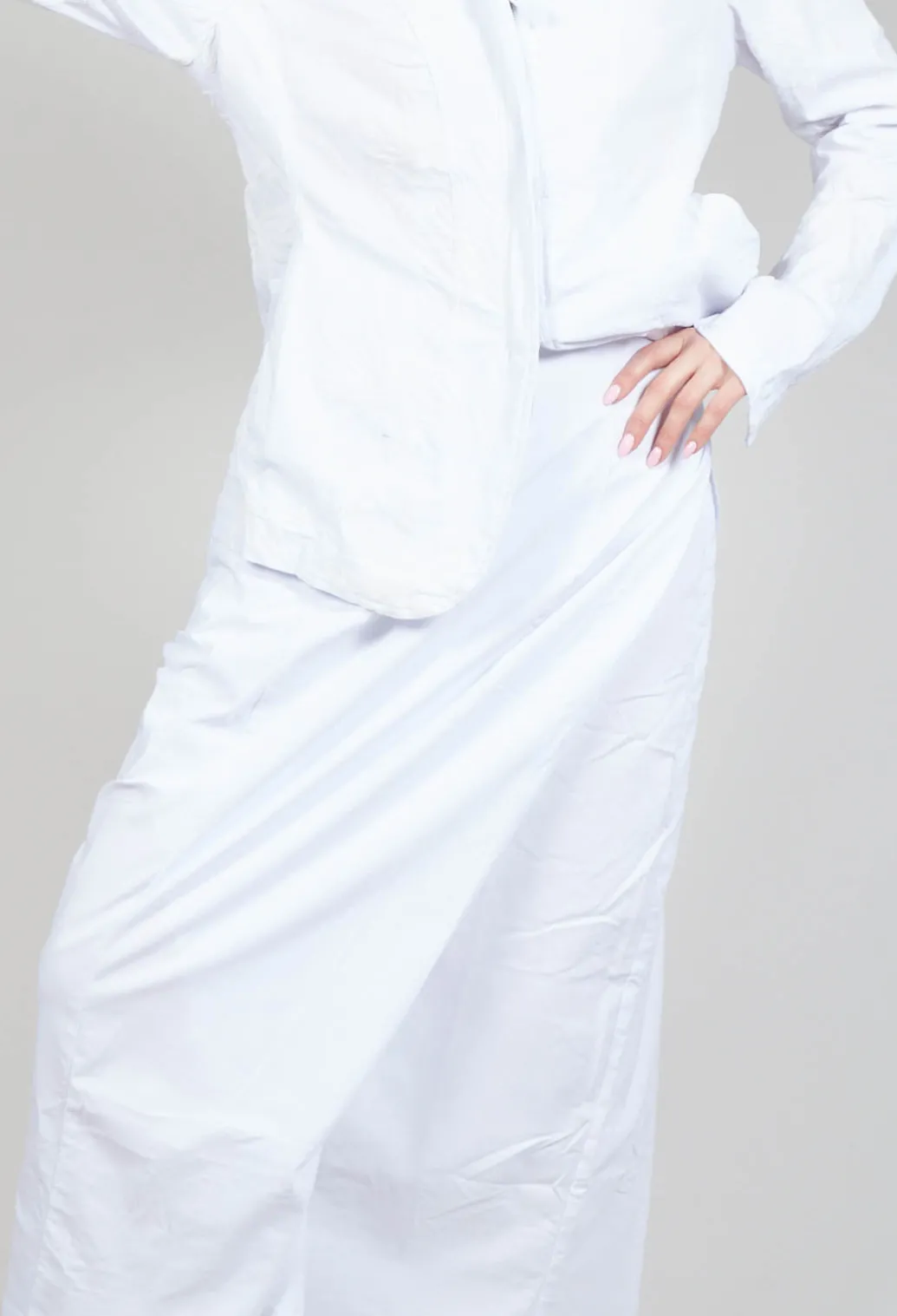 Cargo Skirt in White