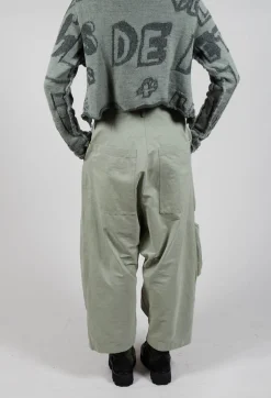 Cargo Style Balloon Trousers in Defender