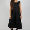 Cargo Style Sleeveless Dress in Black