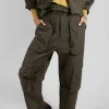 Cargo Style Trousers in Khaki