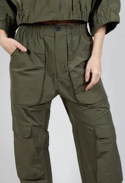 Cargo Style Trousers in Khaki