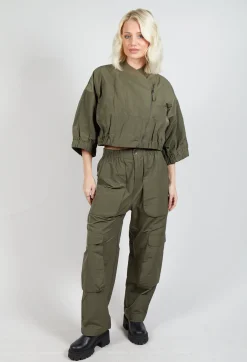 Cargo Style Trousers in Khaki