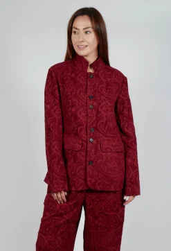Carpet Jacket in Bordeaux