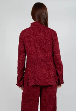 Carpet Jacket in Bordeaux