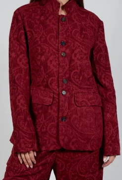 Carpet Jacket in Bordeaux