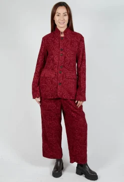 Carpet Jacket in Bordeaux