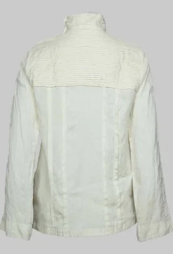 Cary Pleated Shirt in Cream
