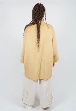 Cashmere Coat in Mimosa