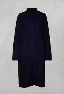 Cashmere Duster Coat in Abiss