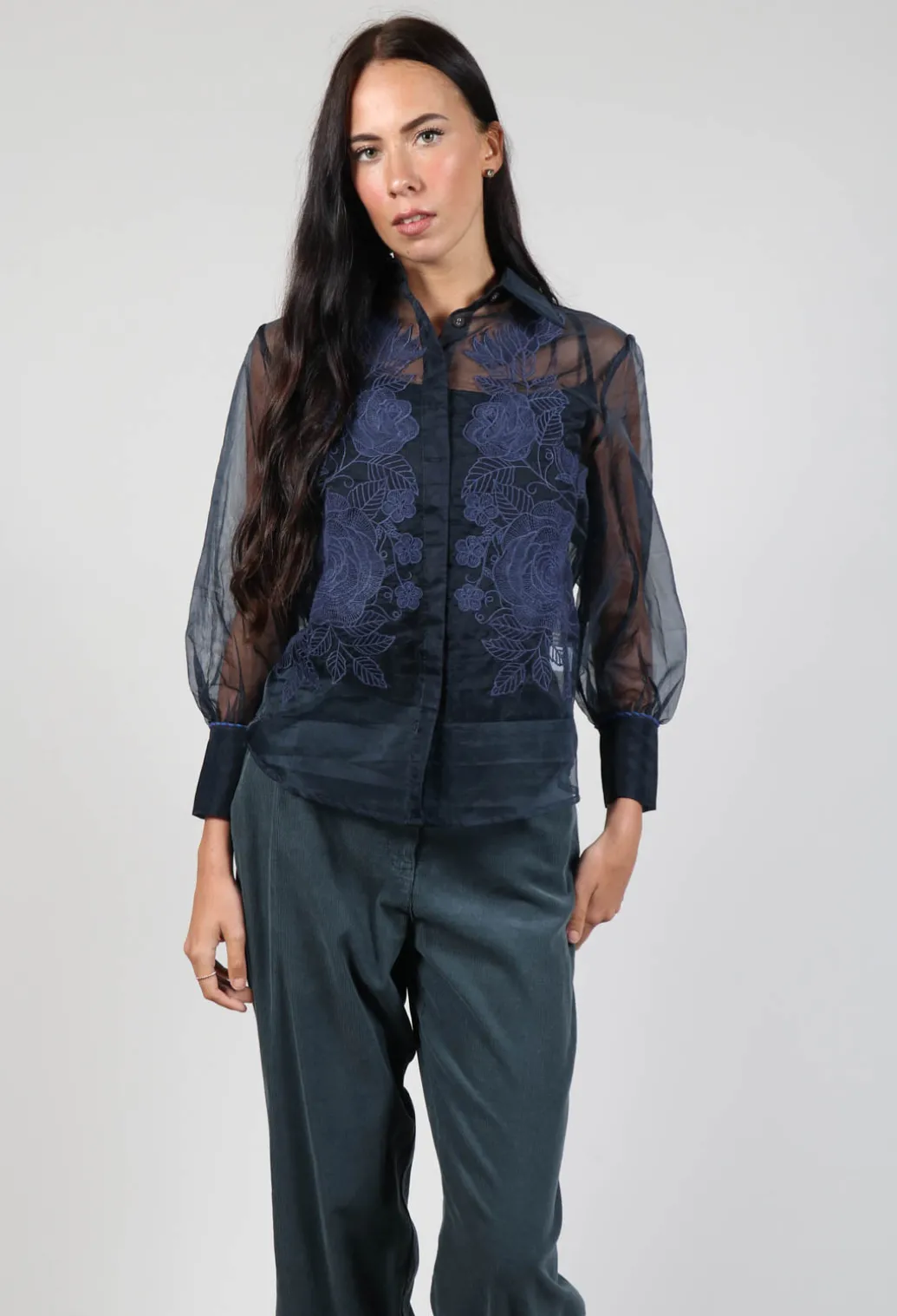 Caspian Shirt in Indigo