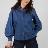 Cassandria Blouse in Chambray Blue