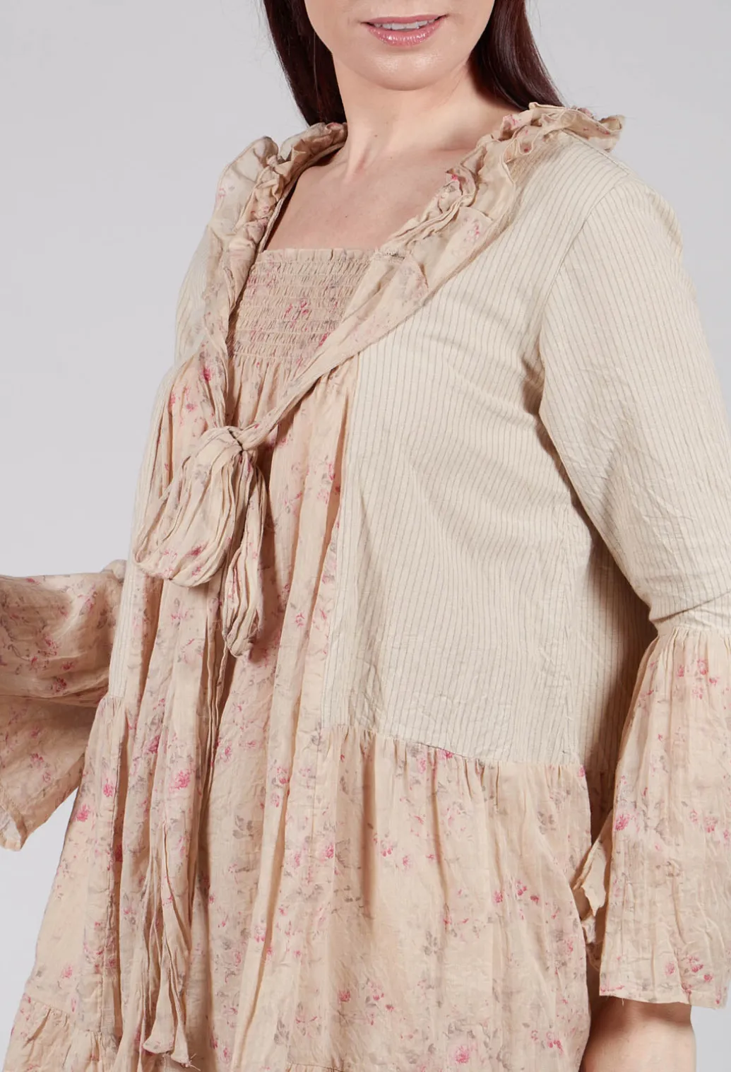 Cassis Blouse in Liberty Beige Print
