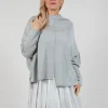 Casual Drop Shoulder Knit in Moon Sparkle