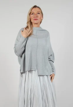 Casual Drop Shoulder Knit in Moon Sparkle