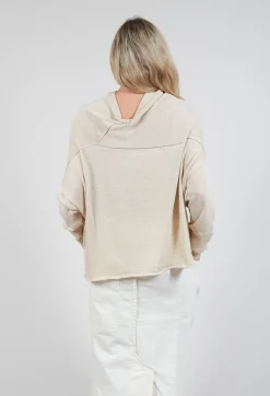 Casual Drop Shoulder Knit in Galaxy Sparkle