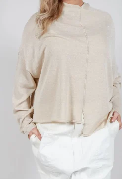 Casual Drop Shoulder Knit in Galaxy Sparkle