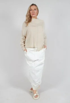 Casual Drop Shoulder Knit in Galaxy Sparkle
