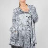 Casual Fit Jacket in Black Print