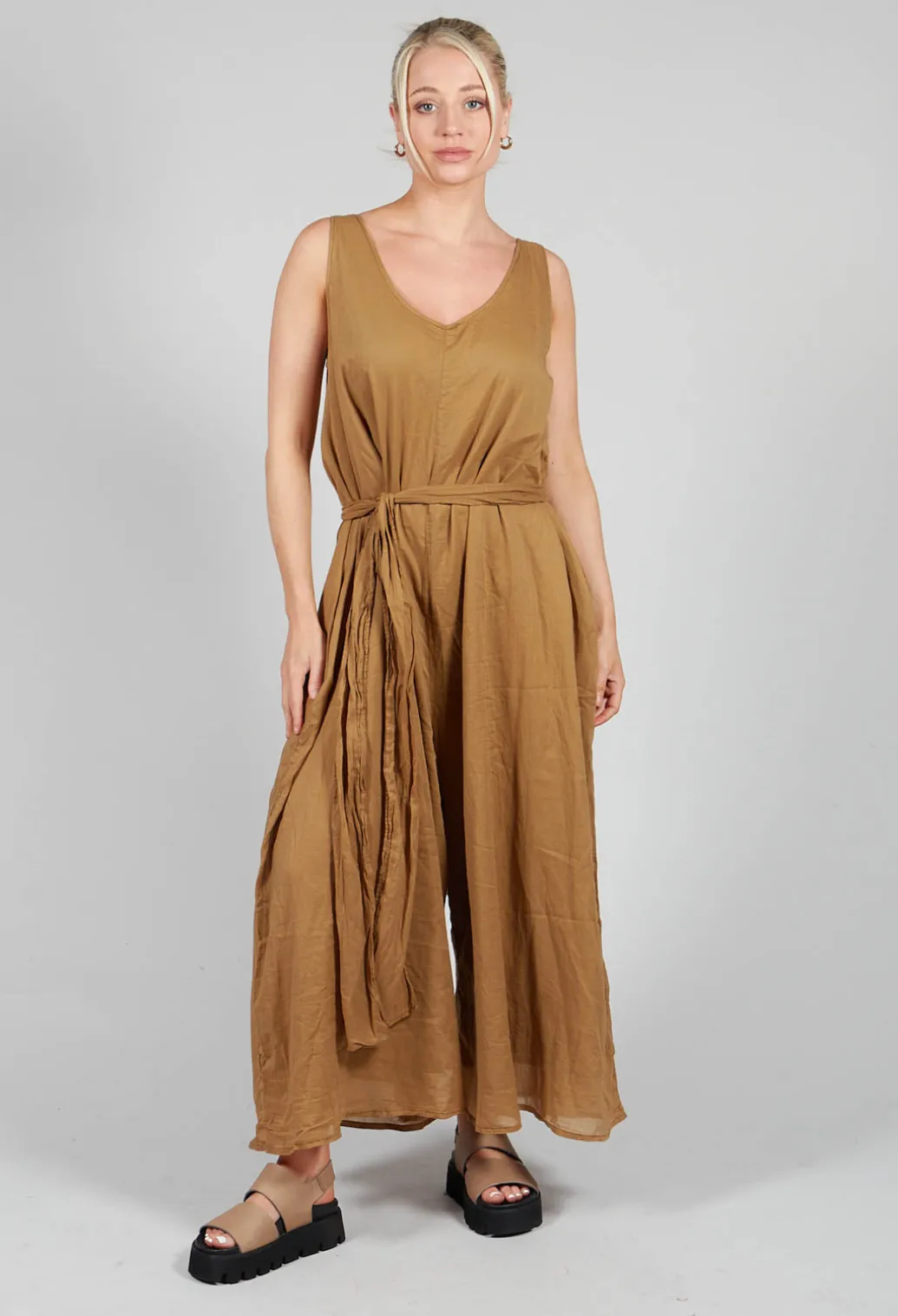 Ceila Jumpsuit in Dried Tobacco
