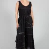Ceila Printed Jumpsuit in Off Black Banner