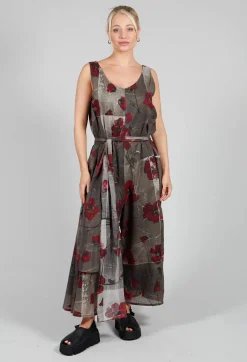 Ceila Printed Jumpsuit in Shitake Flower