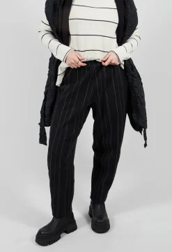 Cervo J Trousers in Nero 31319