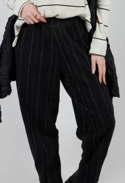 Cervo J Trousers in Nero 31319
