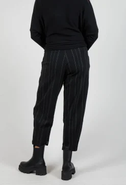Cervo J Trousers in Nero 31319
