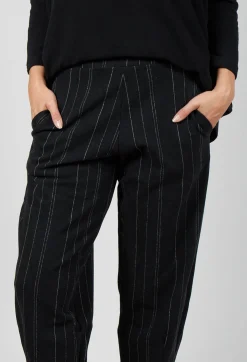 Cervo J Trousers in Nero 31319