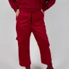 Check Print Trousers in Sunset