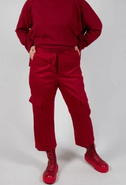 Check Print Trousers in Sunset