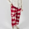 Check Print Trousers in Sunset Check