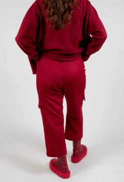 Check Print Trousers in Sunset