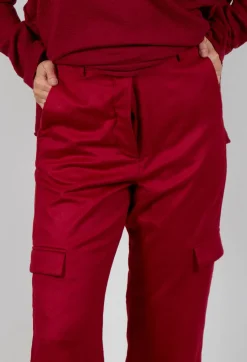 Check Print Trousers in Sunset