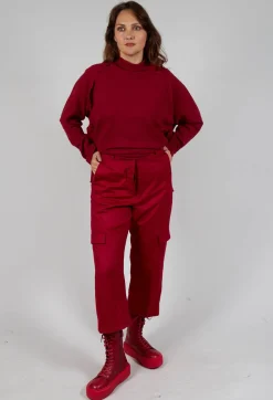 Check Print Trousers in Sunset