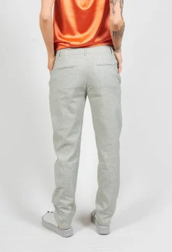 Checked Tailored Trousers in Alga
