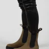Chelsea Boots in Lizard Green