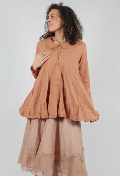 Chicore Tunic Blouse in Coton Macaron