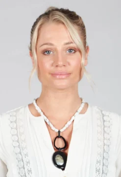 Choker Necklace in Black and White