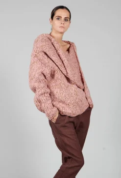 Chunky Knit Jumper in Amaretto