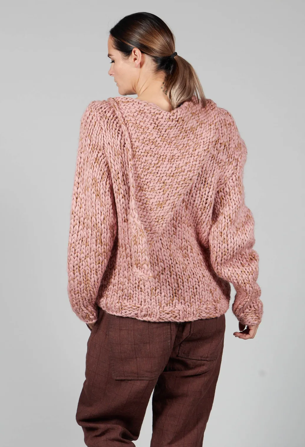 Chunky Knit Jumper in Amaretto