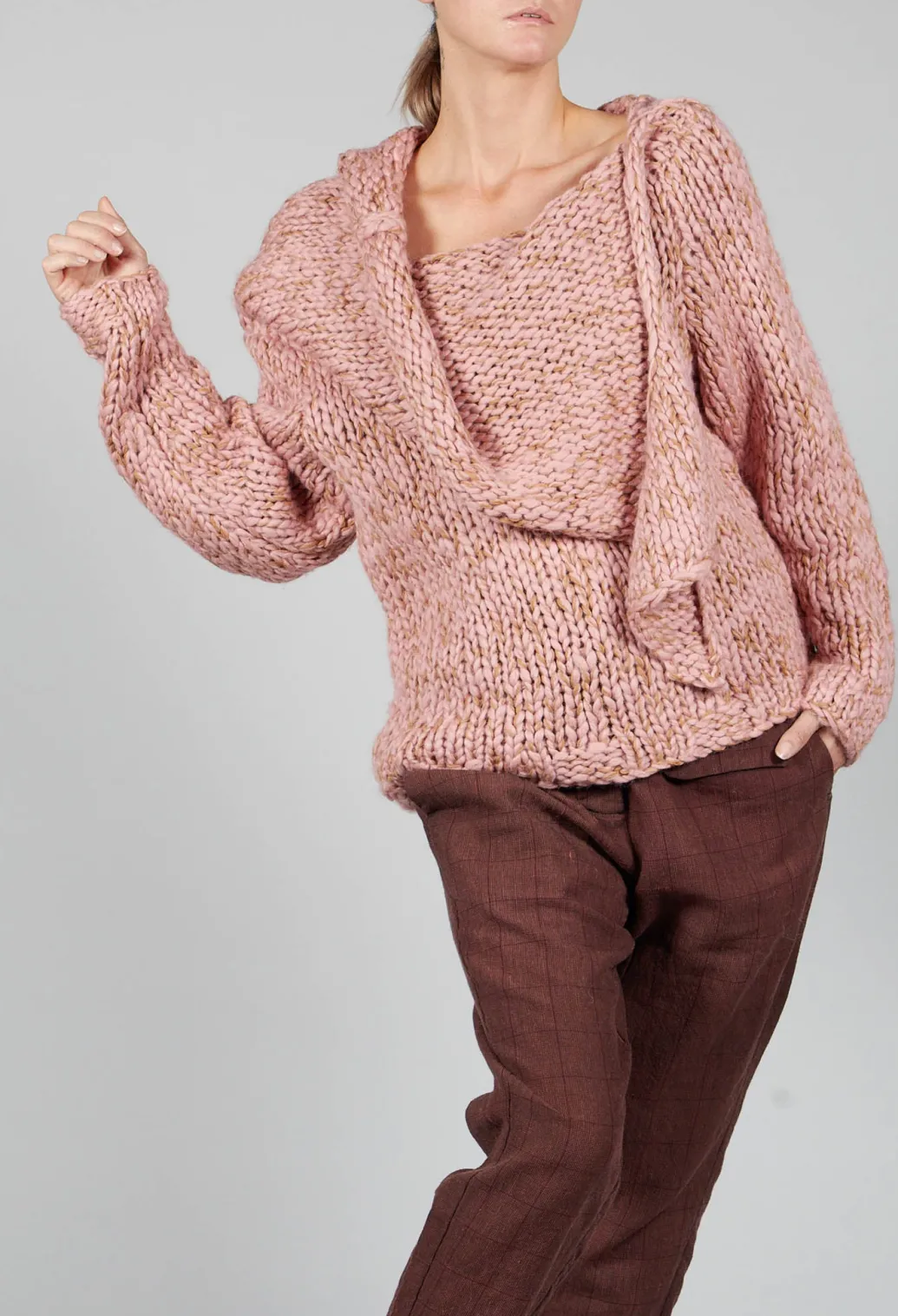 Chunky Knit Jumper in Amaretto