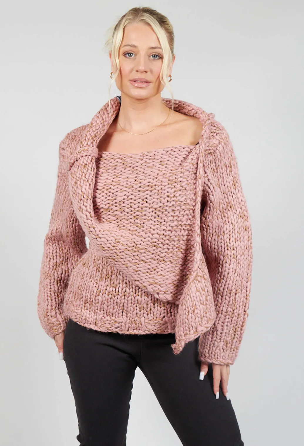 Chunky Knit Jumper in Amaretto